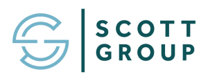 scott group logo on a gray background at The  Campbell